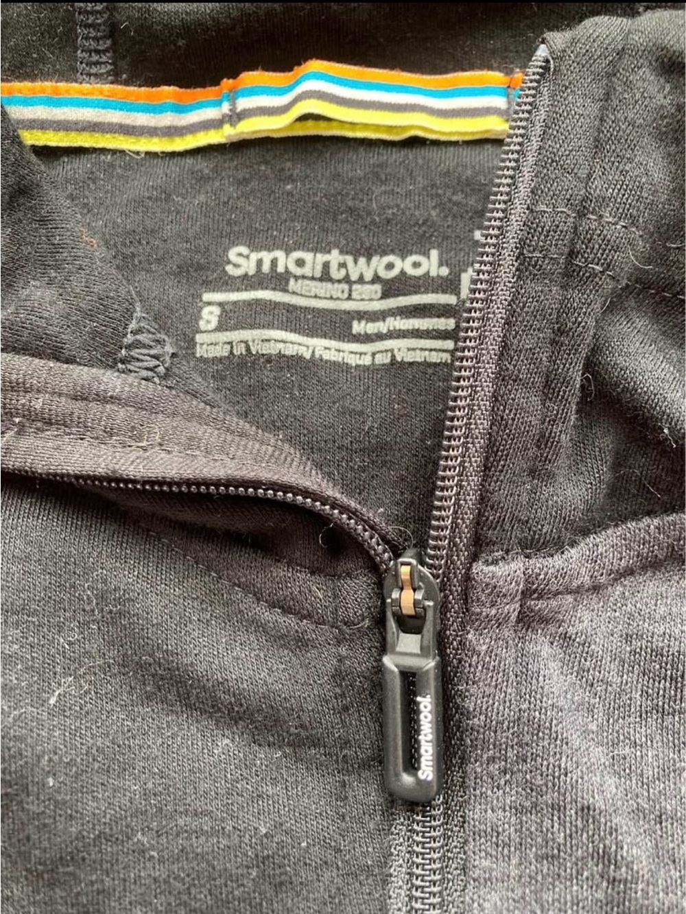 Smartwool Men's Black Merino Zip-Up Onesie
